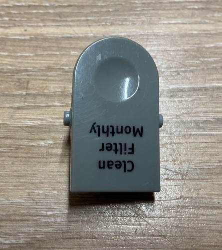Clean filter monthly button - button, =